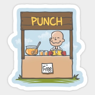 Free punch Sticker